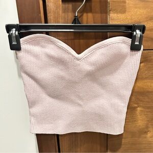 Light Pink Aritzia Strapless Tube Top